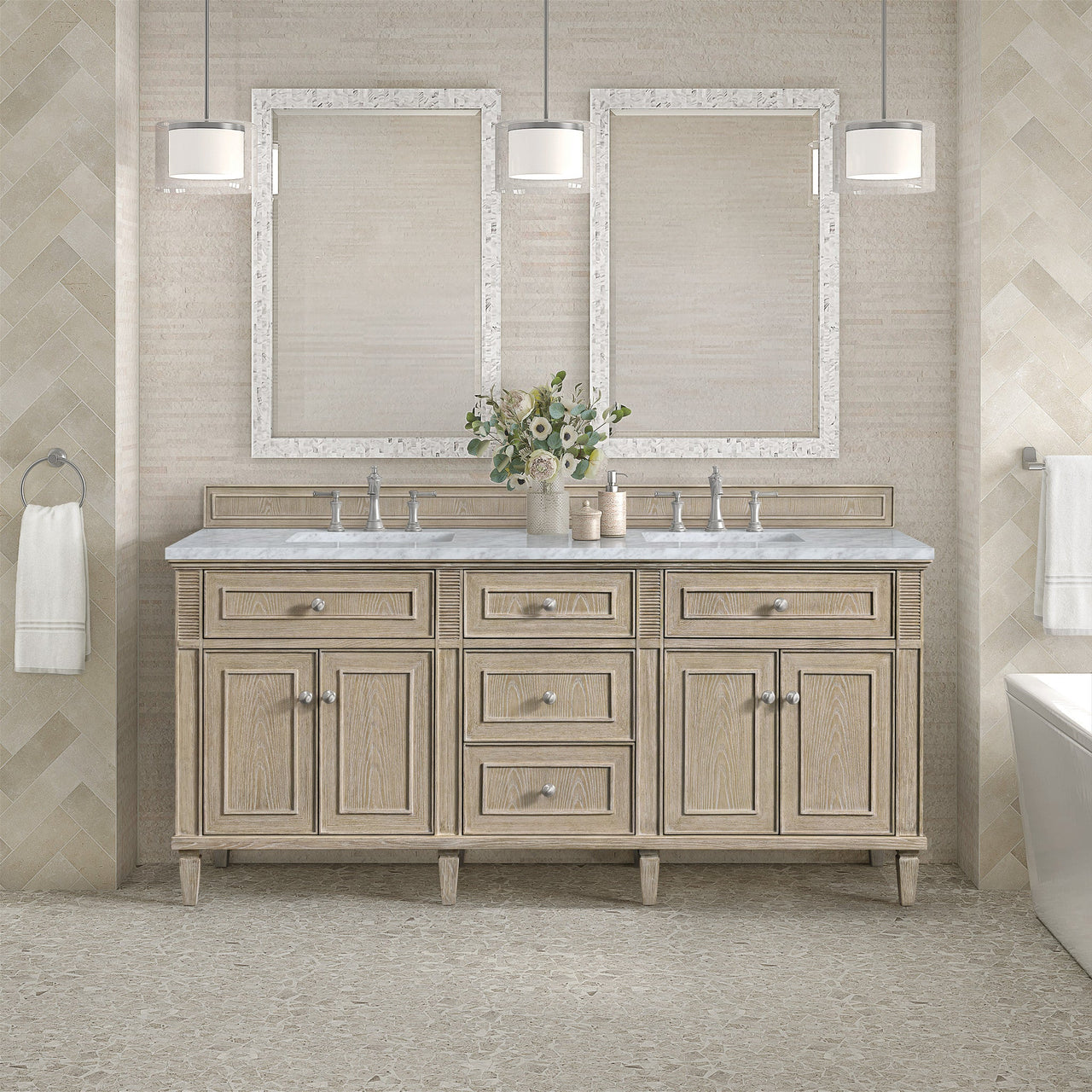 James Martin 72" Lorelai Double Vanity