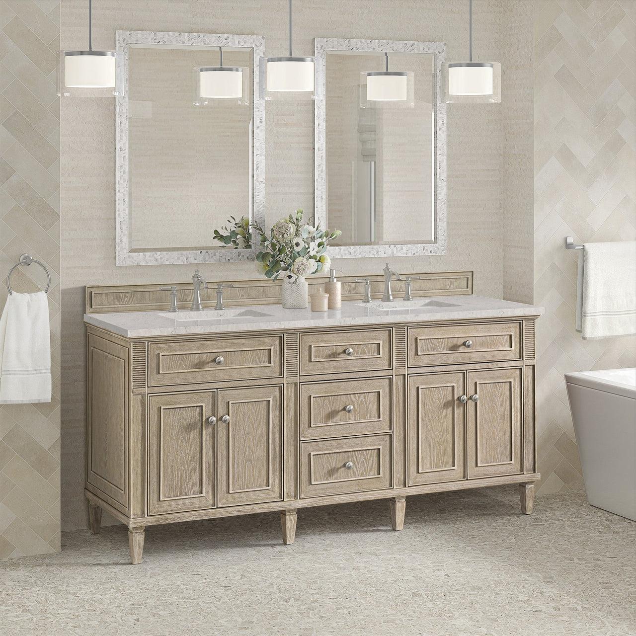 James Martin 72" Lorelai Double Vanity