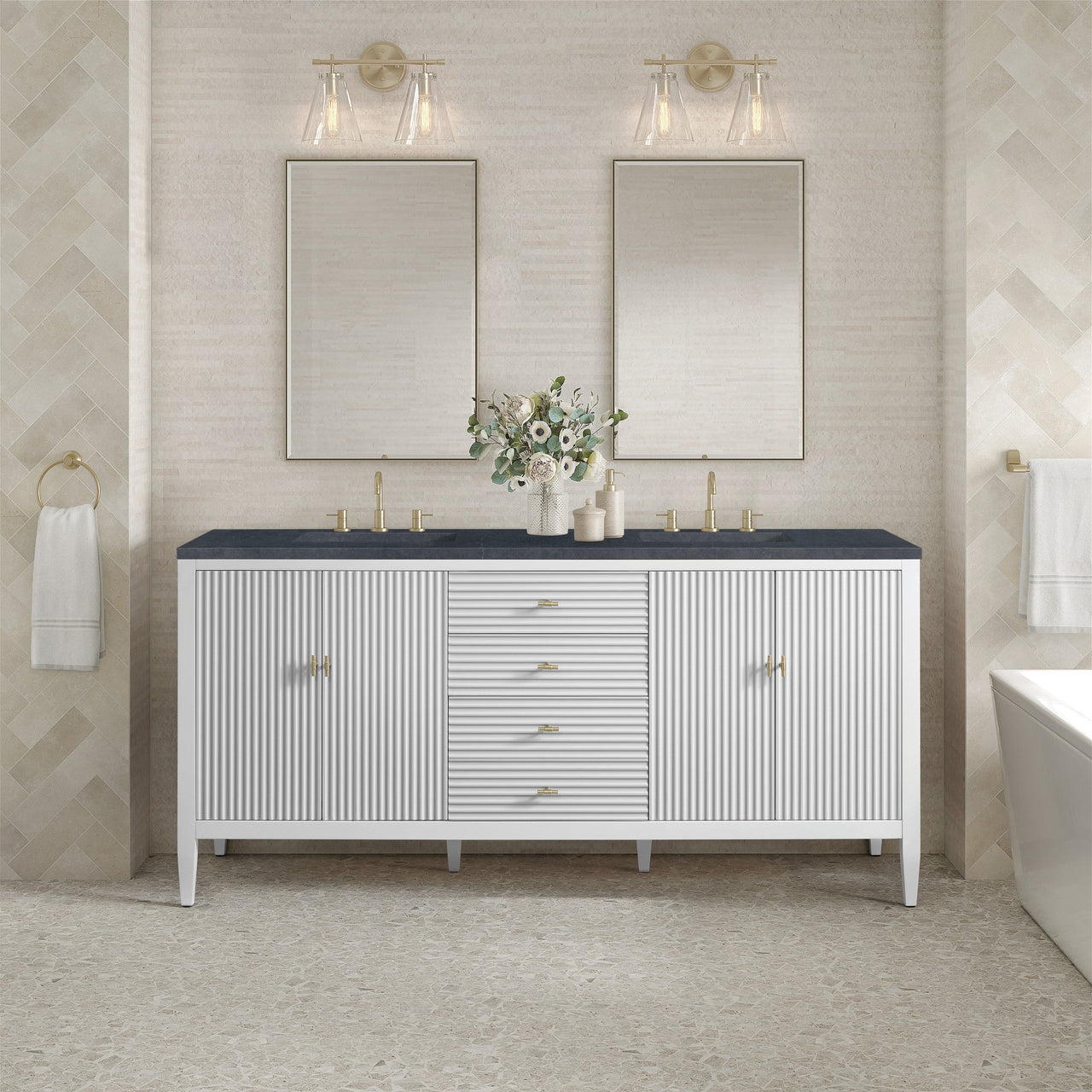 James Martin 72" Myrrin Double Vanity