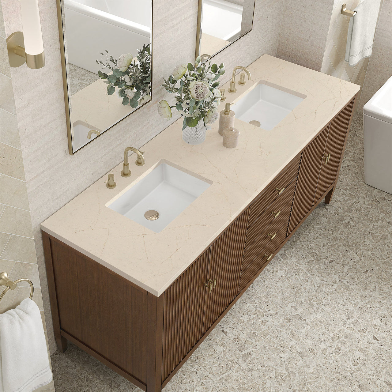 James Martin 72" Myrrin Double Vanity