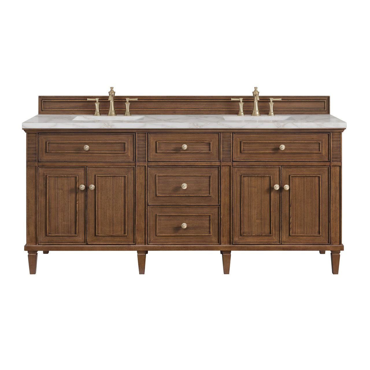 James Martin 72" Lorelai Double Vanity - Luxe Bathroom Vanities
