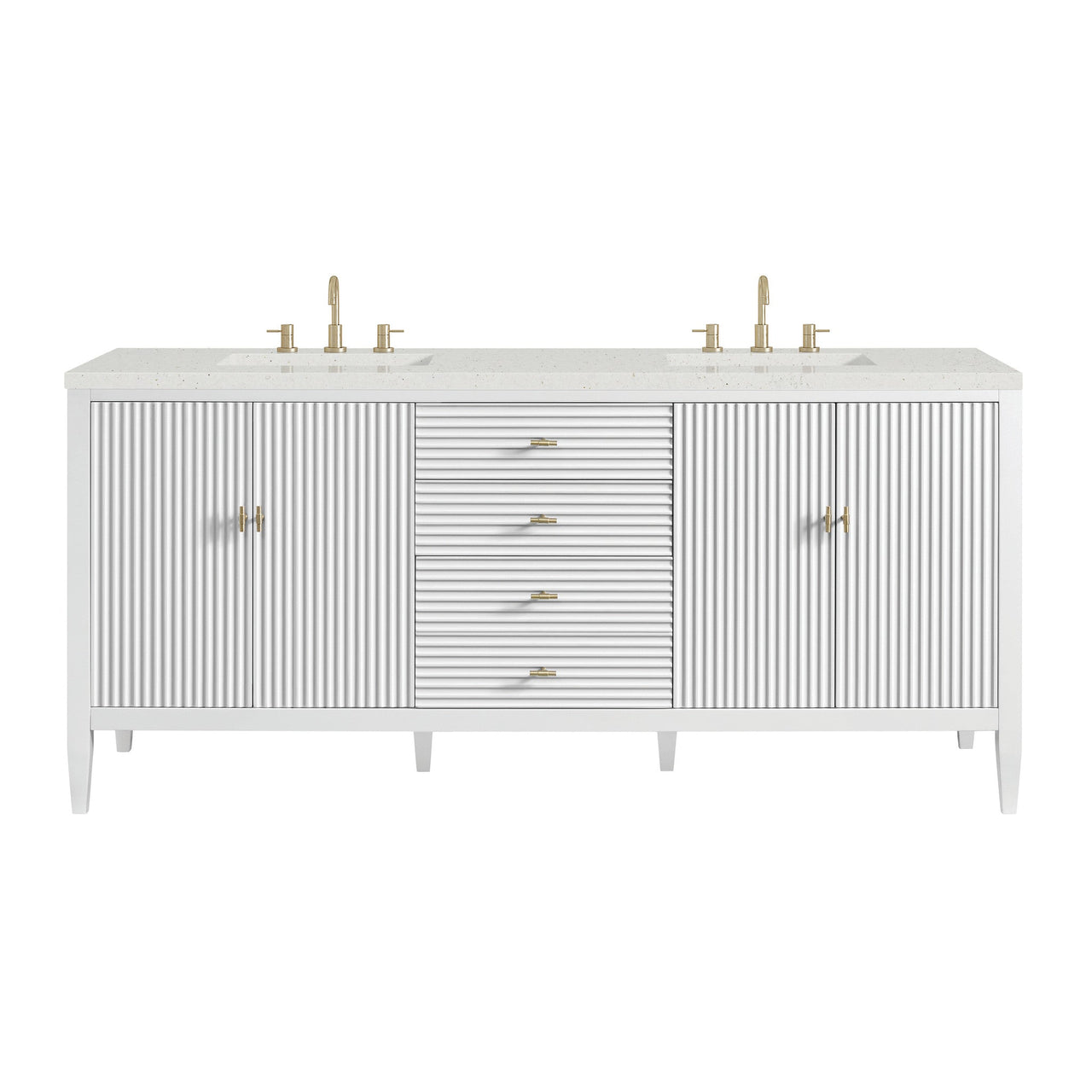 James Martin 72" Myrrin Double Vanity - Luxe Bathroom Vanities