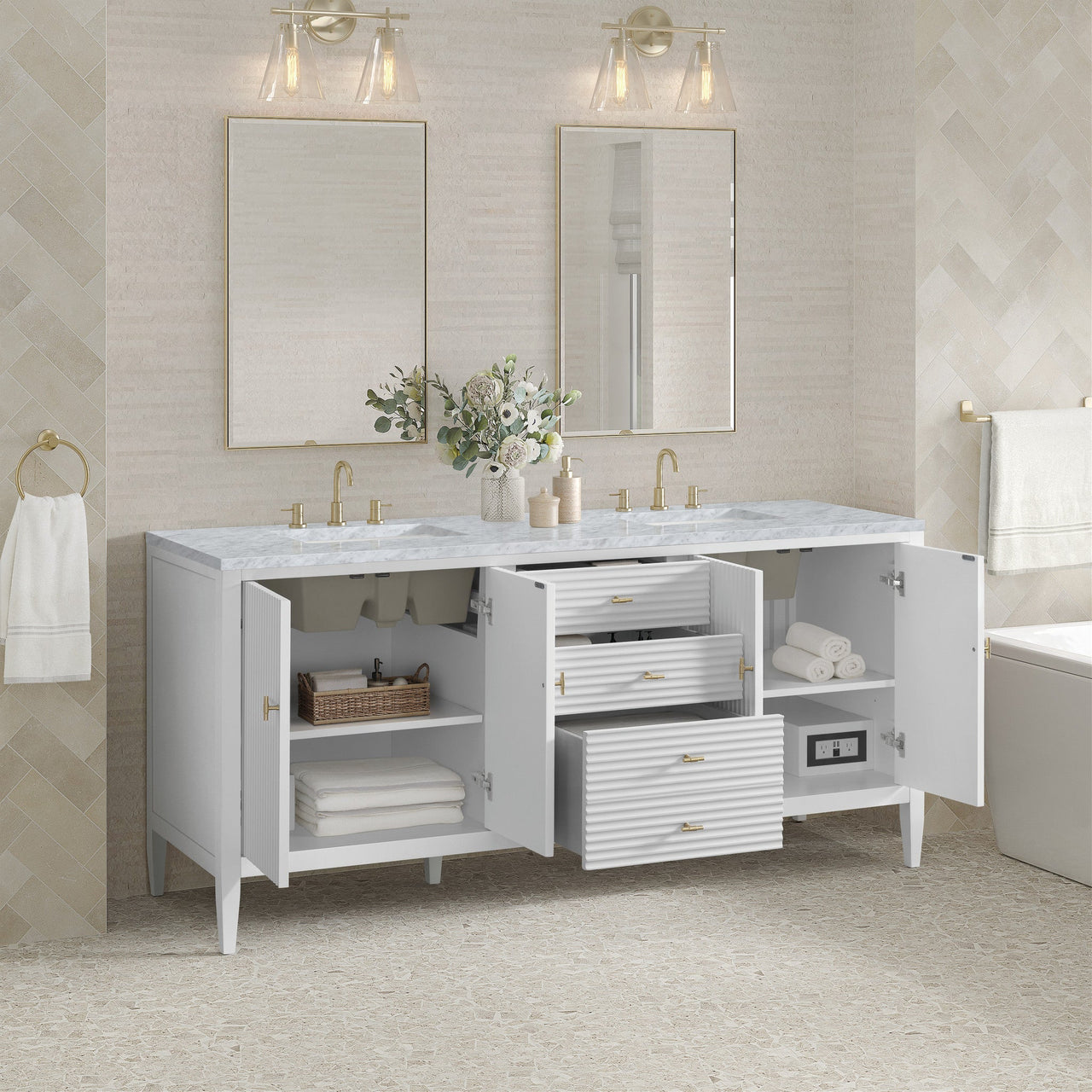 James Martin 72" Myrrin Double Vanity