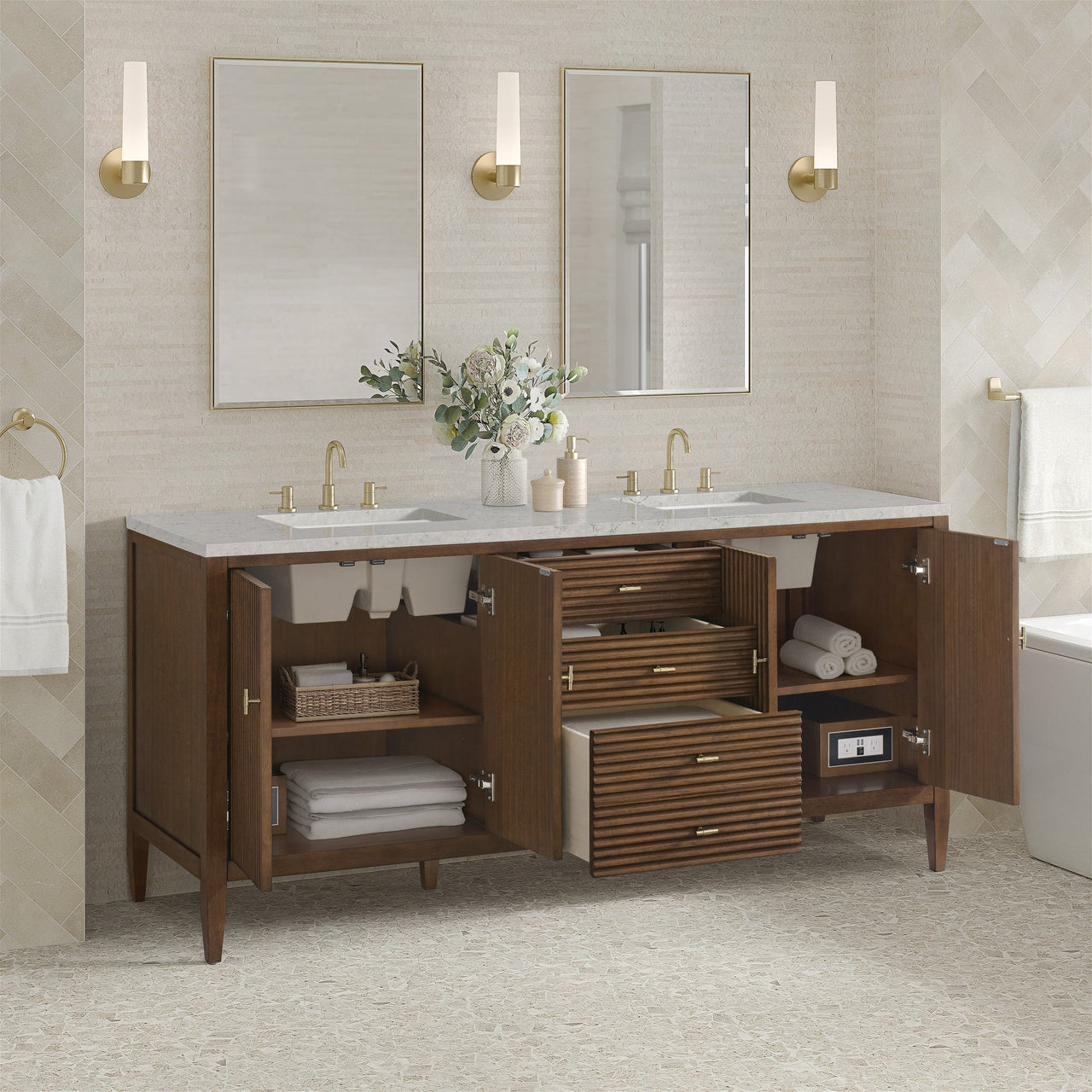 James Martin 72" Myrrin Double Vanity