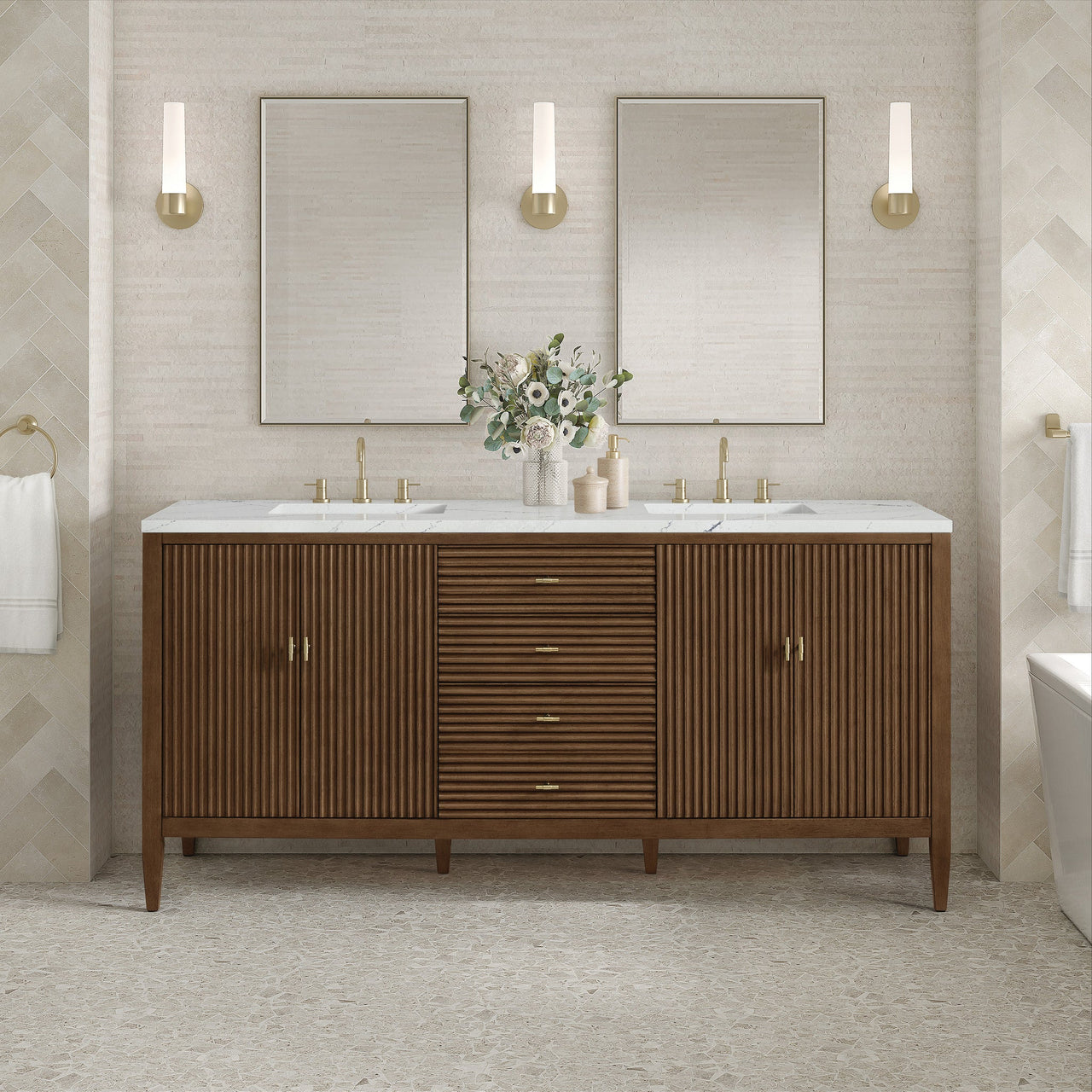 James Martin 72" Myrrin Double Vanity