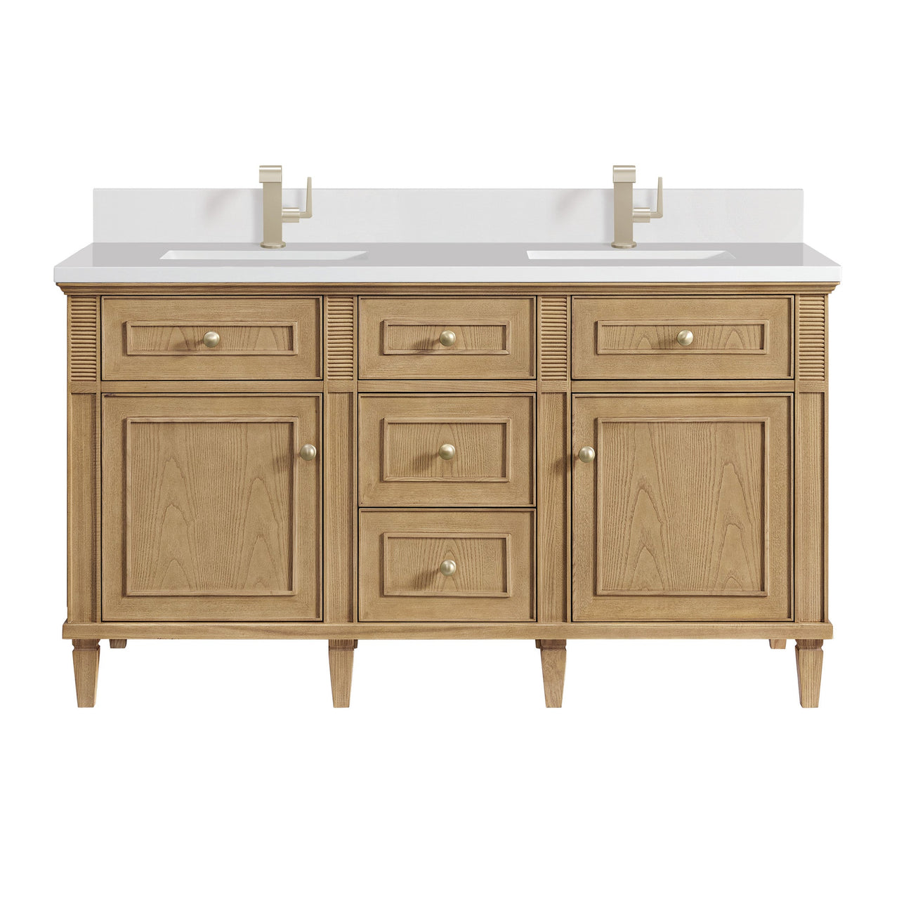 James Martin 60" Lorelai Double Vanity - Luxe Bathroom Vanities