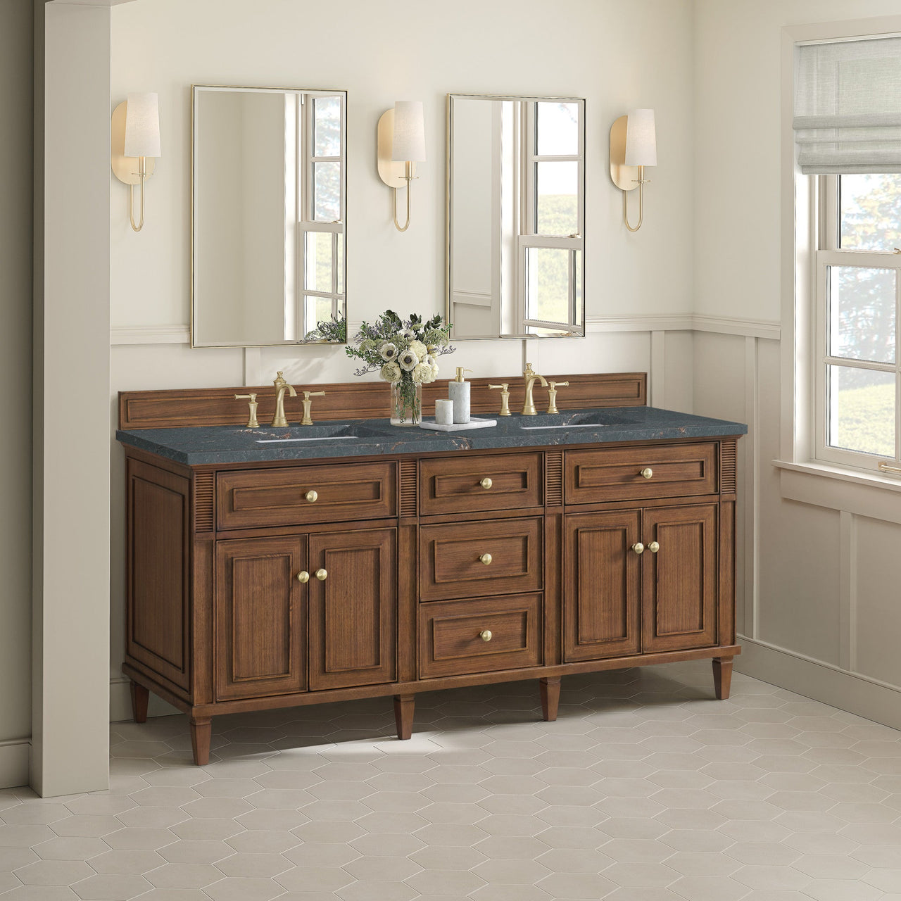 James Martin 72" Lorelai Double Vanity