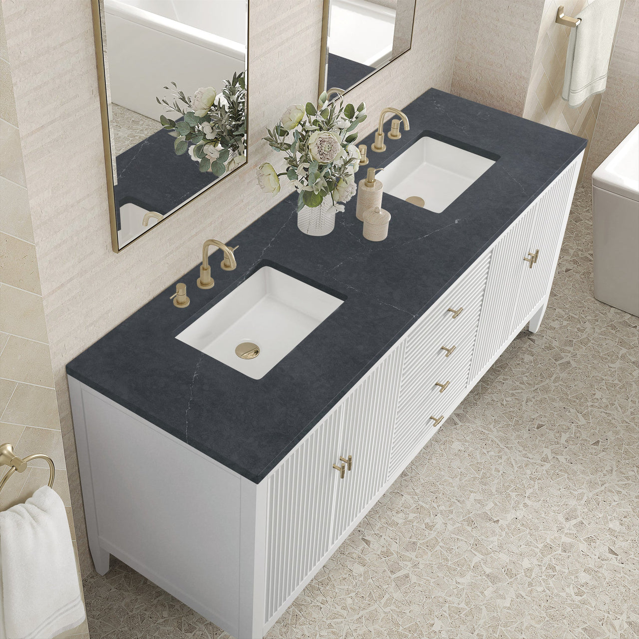 James Martin 72" Myrrin Double Vanity
