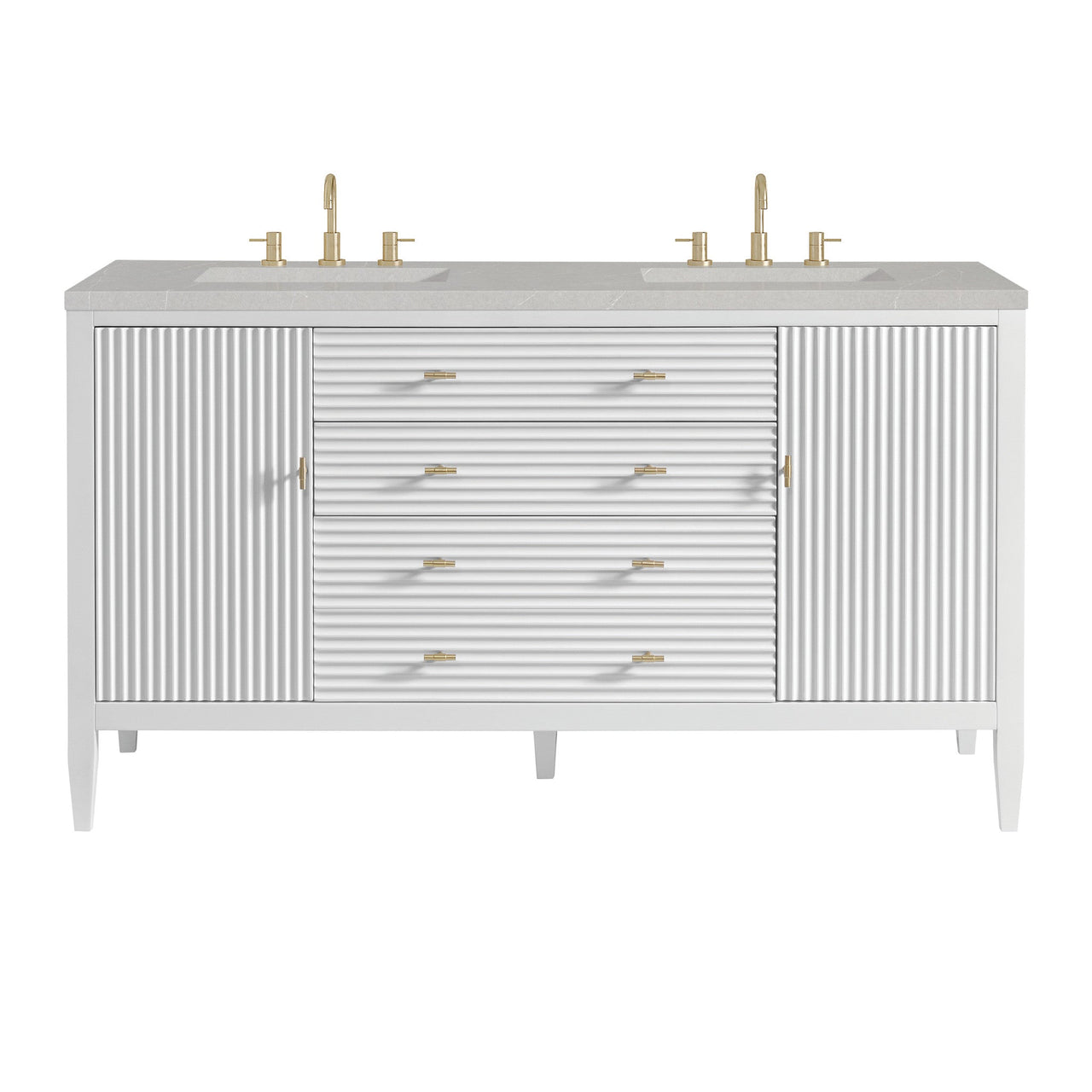 James Martin 60" Myrrin Double Vanity - Luxe Bathroom Vanities