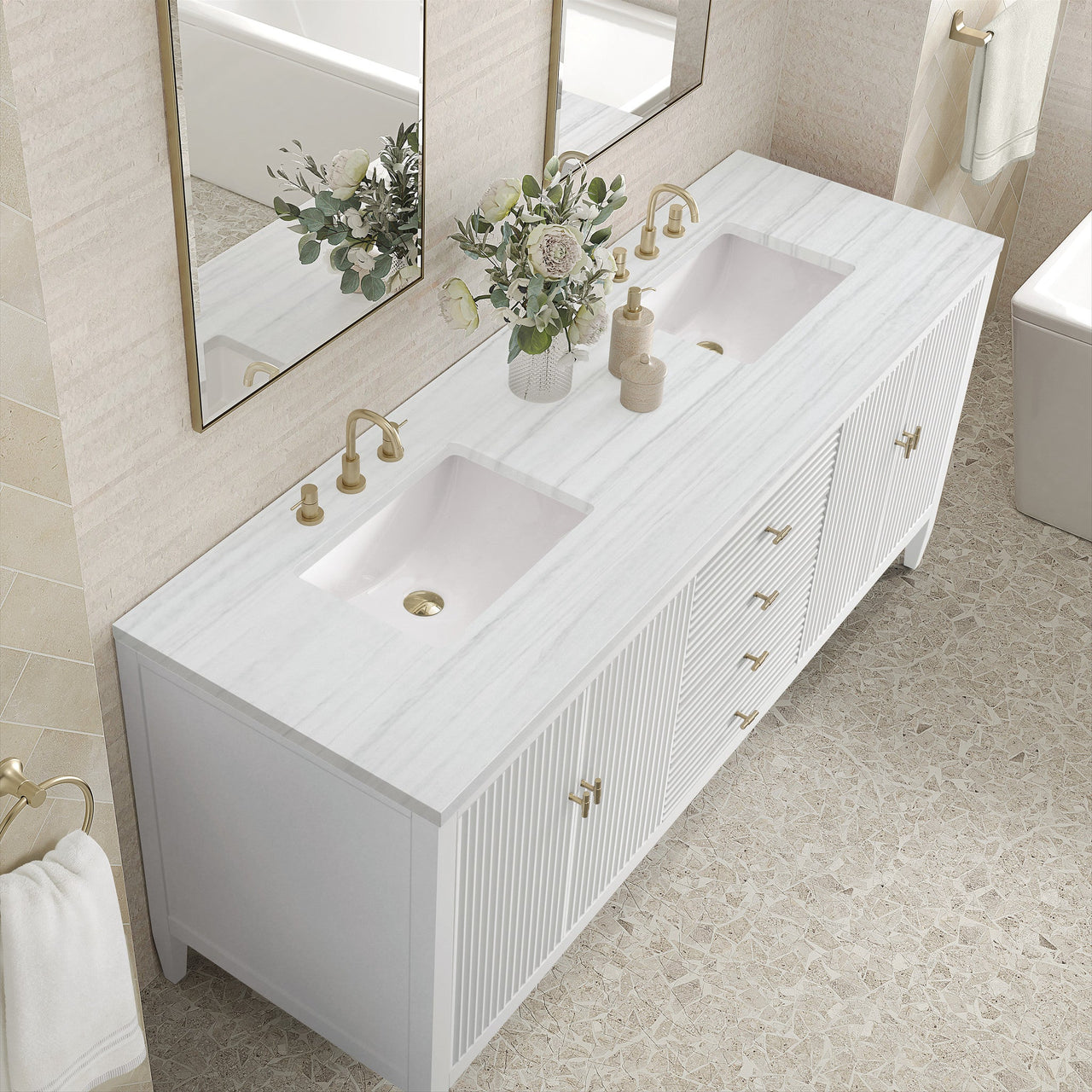James Martin 72" Myrrin Double Vanity