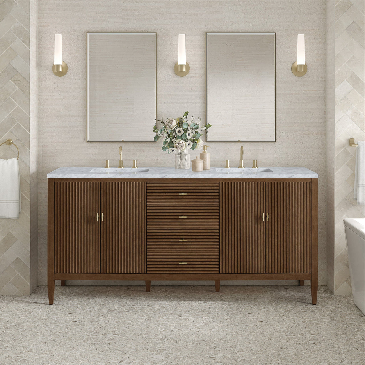 James Martin 72" Myrrin Double Vanity