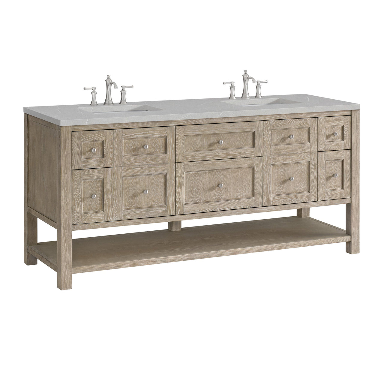 James Martin 72" Breckenridge Double Vanity - Luxe Bathroom Vanities
