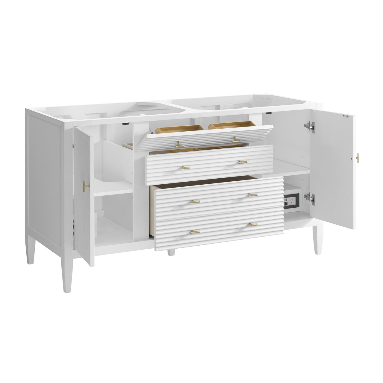 James Martin Myrrin 60" Double Vanity - Luxe Bathroom Vanities