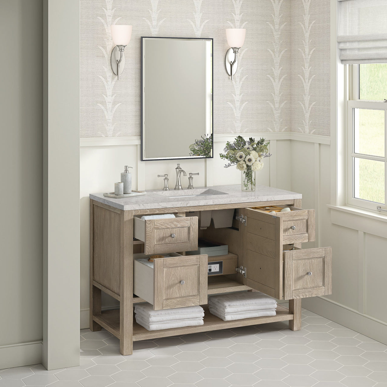 James Martin 48" Breckenridge Single Vanity - Luxe Bathroom Vanities