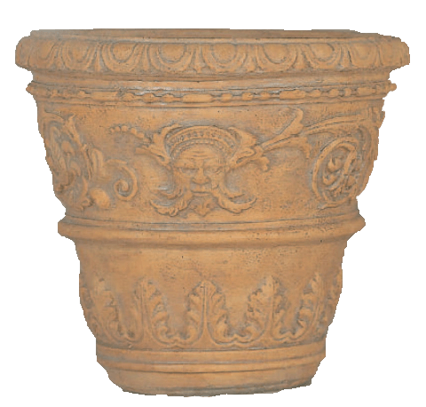 Green Man Tree Planter Cast Stone Outdoor Garden Planter Planter Tuscan 