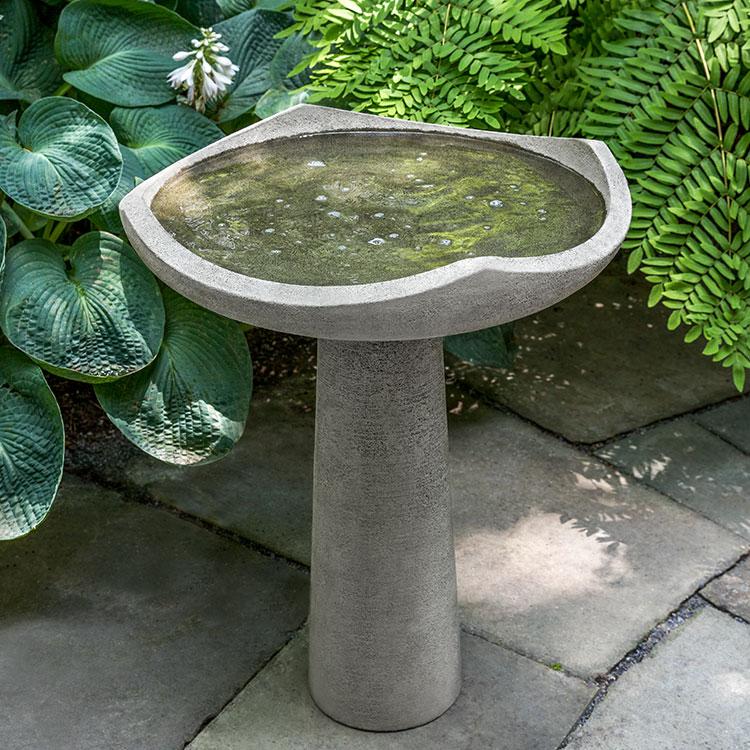 Campania International Oslo Birdbath, Medium Stone Series Campania International 