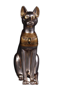Thumbnail for AFD Egyptian Cat Goddess Statue Statuary AFD Multi-Colored 