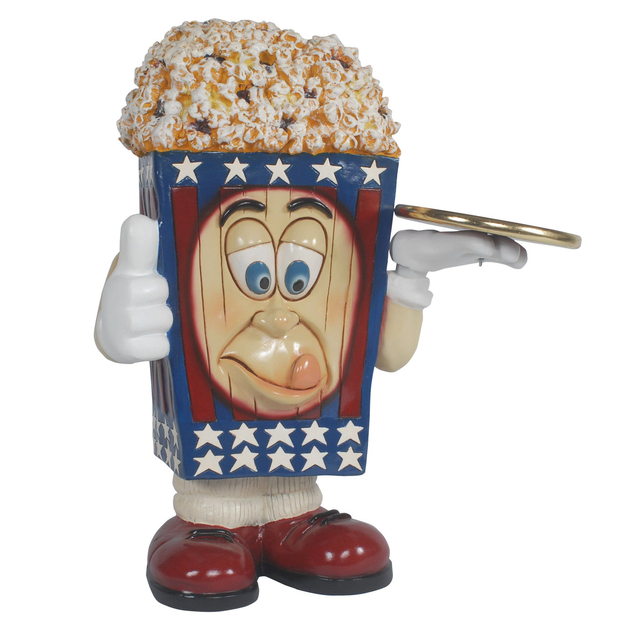 AFD Popcorn Waiter (3ft) Statuary AFD Multi-Colored 