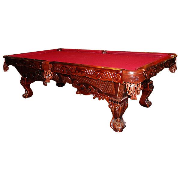 AFD Victorian Carved Pool Table Professional Size L (KIT) Bar And Game AFD Gold 