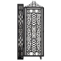 Thumbnail for AFD Bridgeton Moore Aluminum Left Walk thru Gate (KIT) Gates AFD Black 