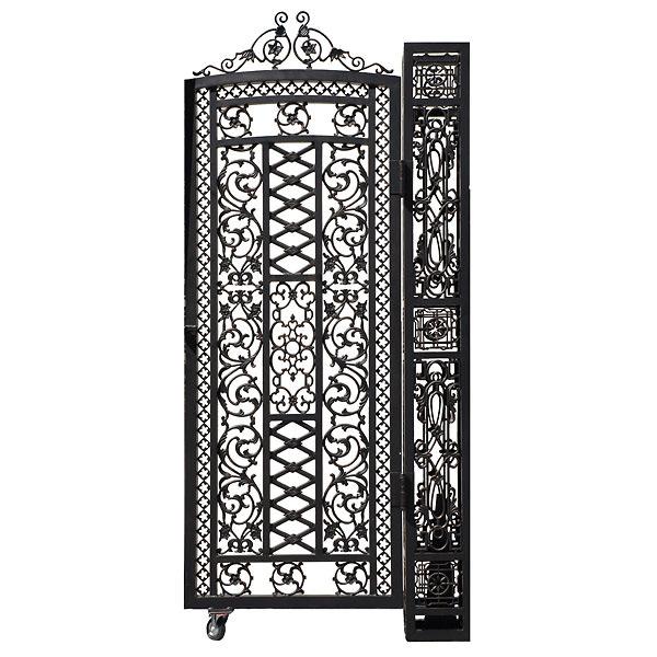 AFD Bridgeton Moore Aluminum Right Walkthru Gate (KIT) Gates AFD Black 