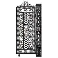 Thumbnail for AFD Bridgeton Moore Aluminum Right Walkthru Gate (KIT) Gates AFD Black 