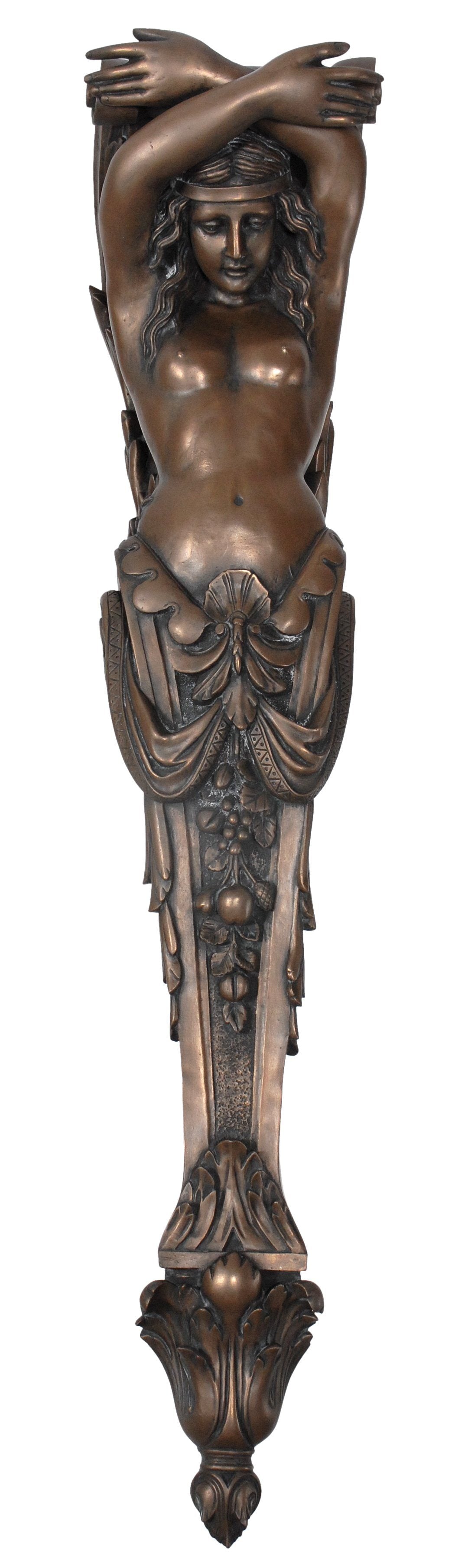 AFD Lady Pillaster Statuary AFD Bronze 