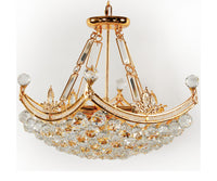 Thumbnail for AFD Crystal Orb Basket Chandelier Lighting AFD Gold 