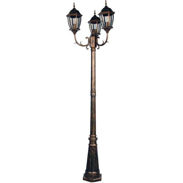 AFD Aston 3 Light Street Lamp Lighting AFD Bronze 