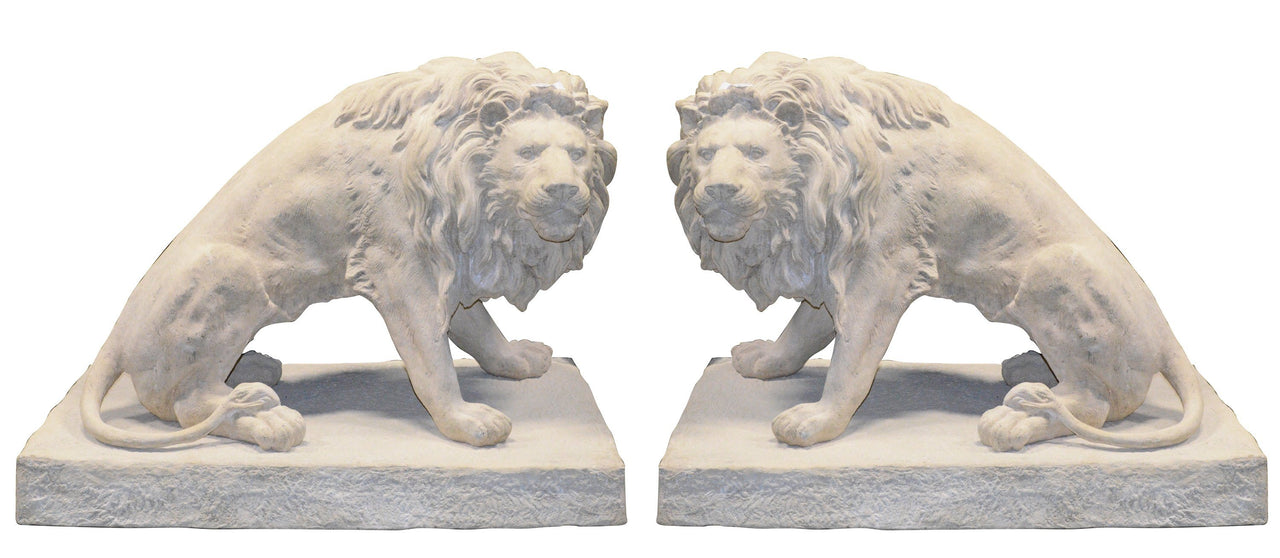 AFD Lions RS Set of 2 Statuary AFD Stone 