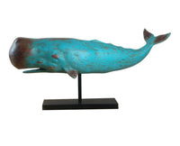 Thumbnail for AFD Blue Whale on Metal Base Décor AFD Multi-Colored 