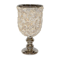 Thumbnail for AFD Shell Chalice Vase Décor AFD White Silver 