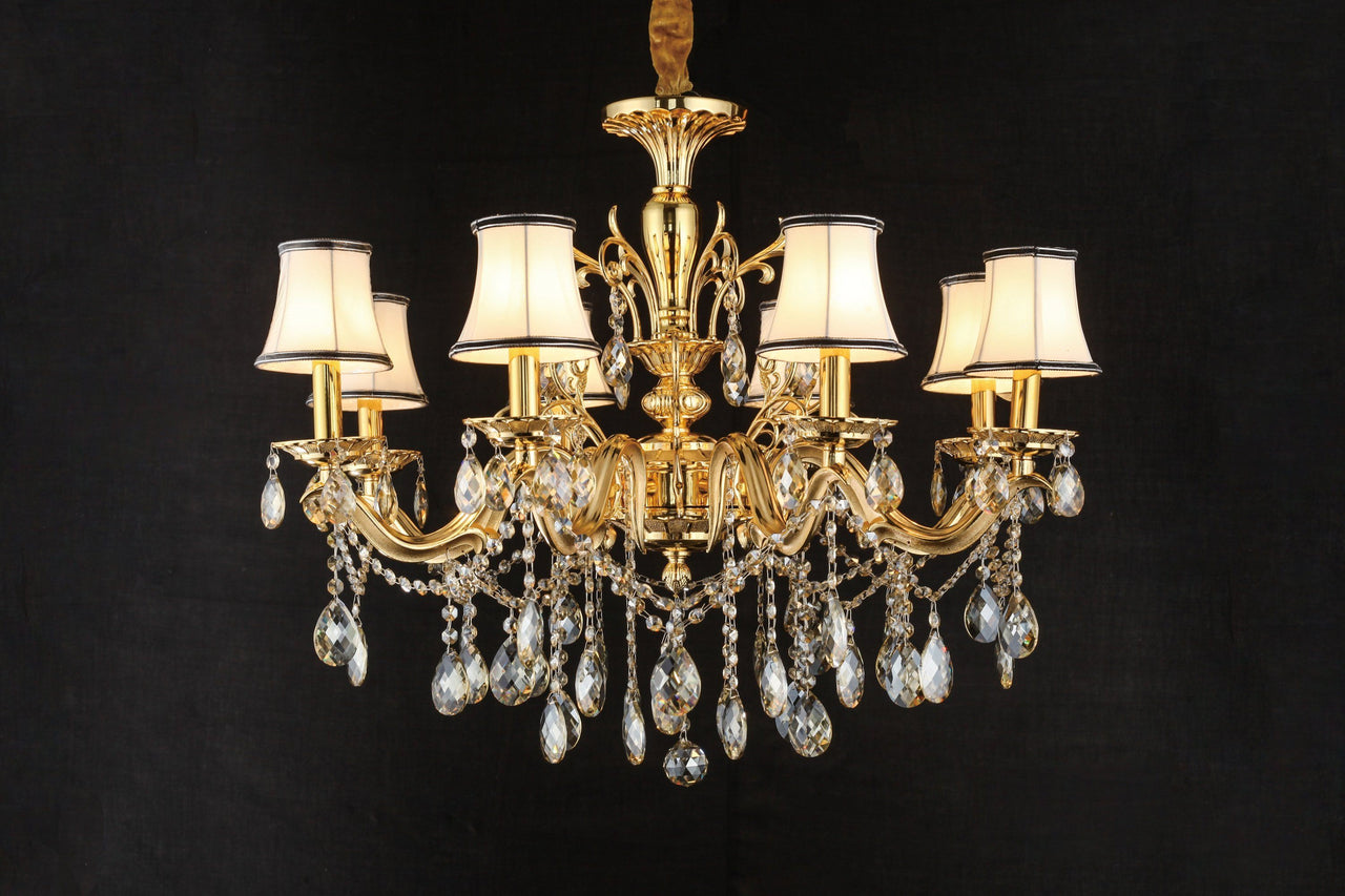 AFD Brushed Gold Chandelier Lighting AFD Gold 