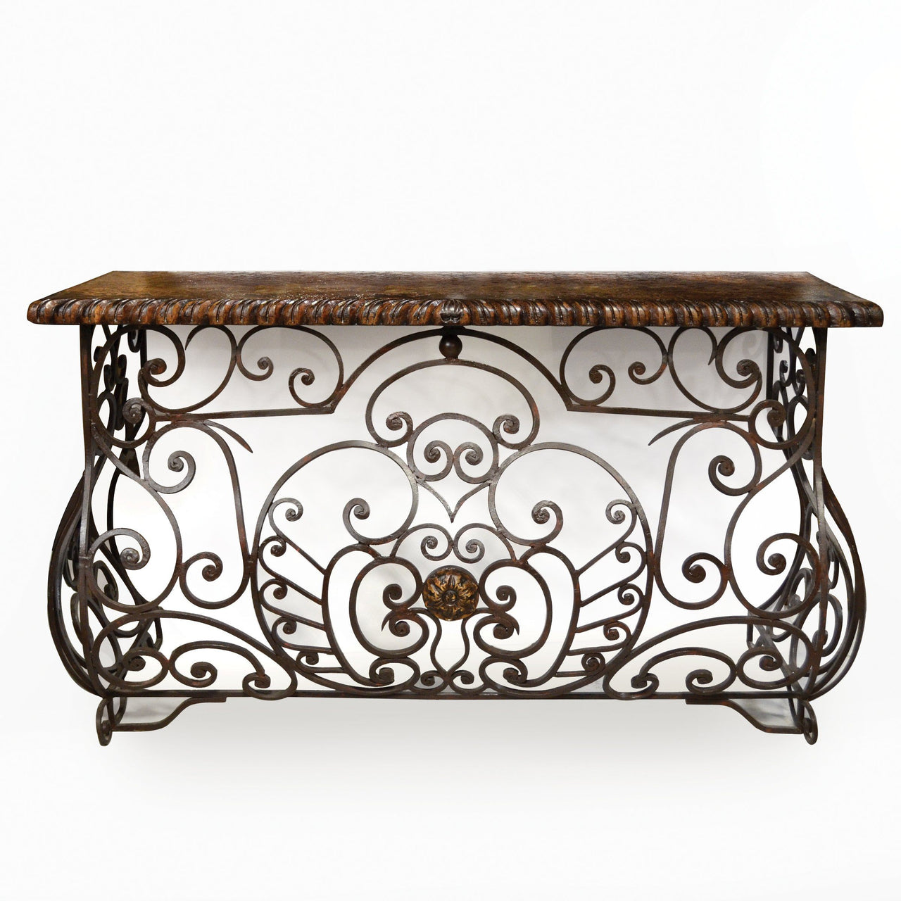 AFD Peruvian Forged Iron Console Tables AFD Multi-Colored 