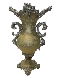 Thumbnail for AFD Crinkled Silver Vase Décor AFD Gold 