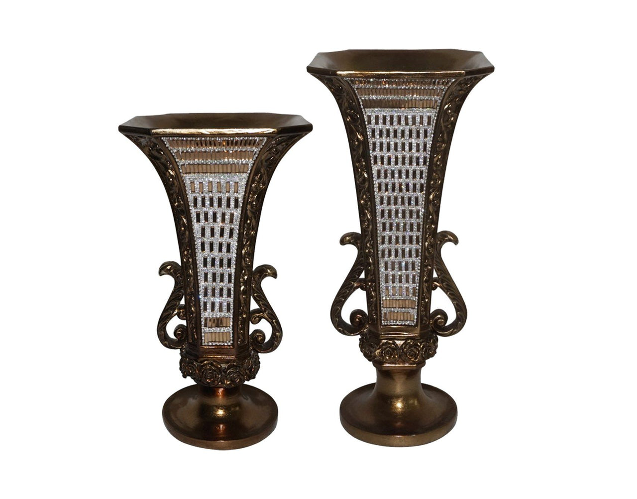 AFD Empress Vase Set of 2 Décor AFD Multi-Colored 