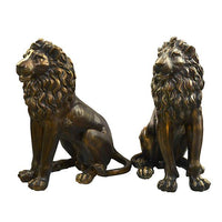 Thumbnail for AFD Burnished Lion Large Set of 2 Décor AFD Bronze 