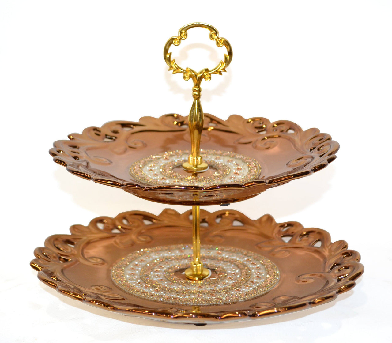 AFD Amber Floral 2 Tier Server Boxes AFD Multi-Colored 