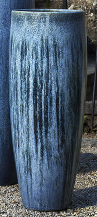 Thumbnail for Campania International Glazed Terra Cotta Sabine Short Planter Urn/Planter Campania International 