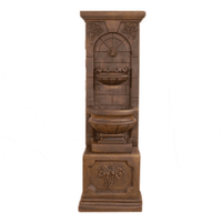 Thumbnail for St. Helena Outdoor Cast Stone Garden Fountain W/ Base and For Spout Fountain Tuscan 