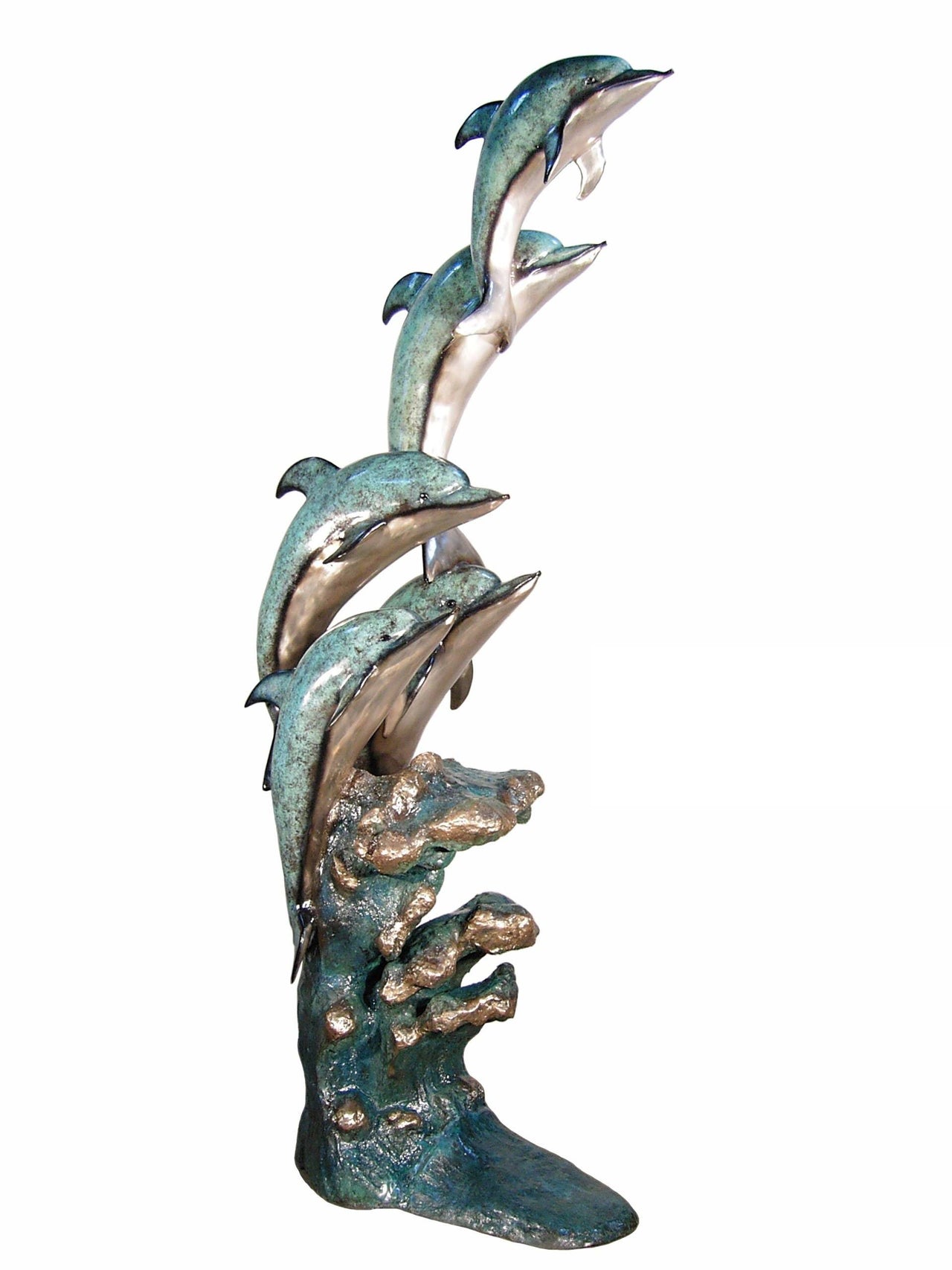 AFD Five Dolphin Fountain Décor AFD Multi-Colored 
