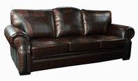 Thumbnail for AFD Botswana Croc and Leather Sofa Sofa AFD TWO TONE 