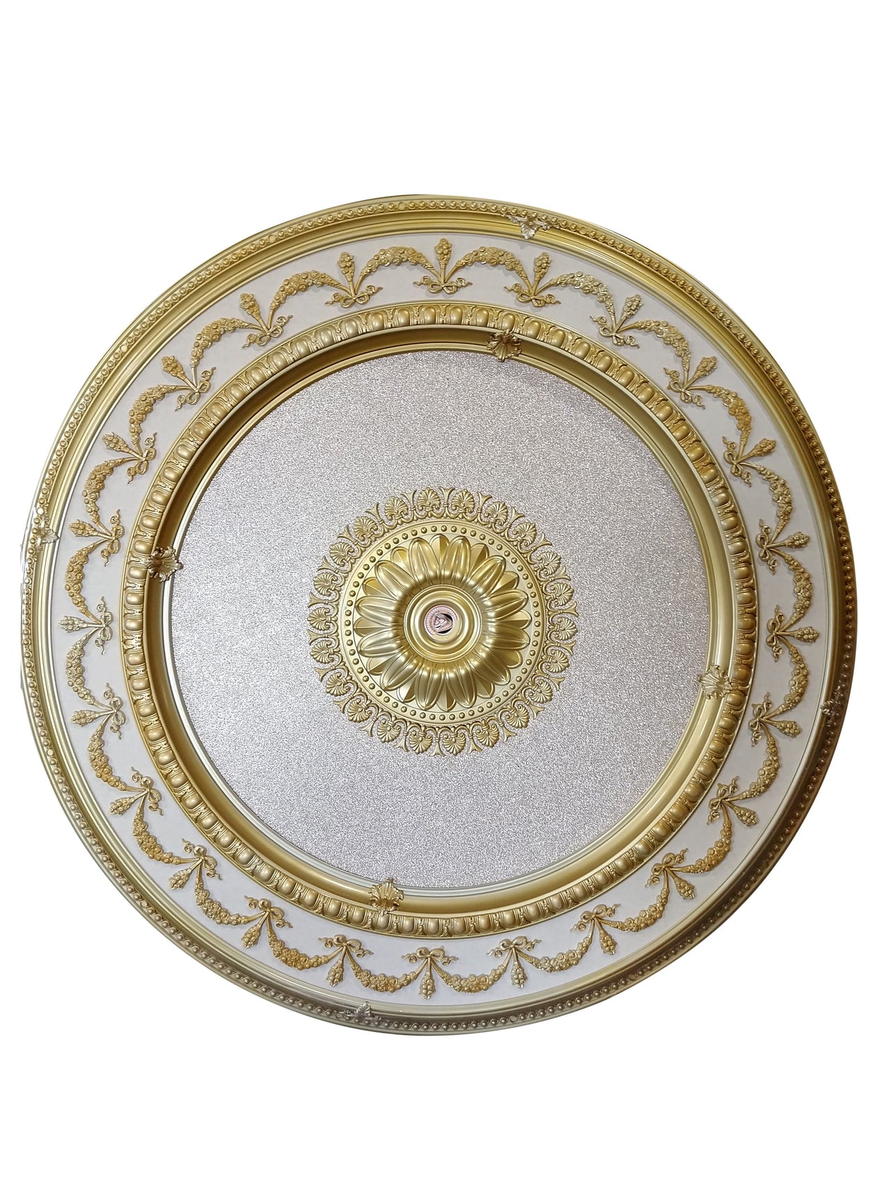 AFD Rose Gold Round Ceiling Medallion Medallions AFD Rose Gold 
