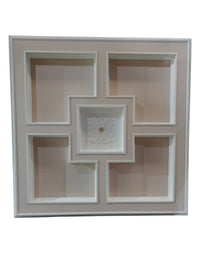 Thumbnail for AFD Majestic Square Ceiling Medallion Medallions AFD White 