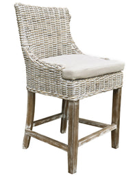 Thumbnail for AFD Alfresco Counter Stool Kuba Grey Weave Savannah White Wash Stools AFD White Wash 