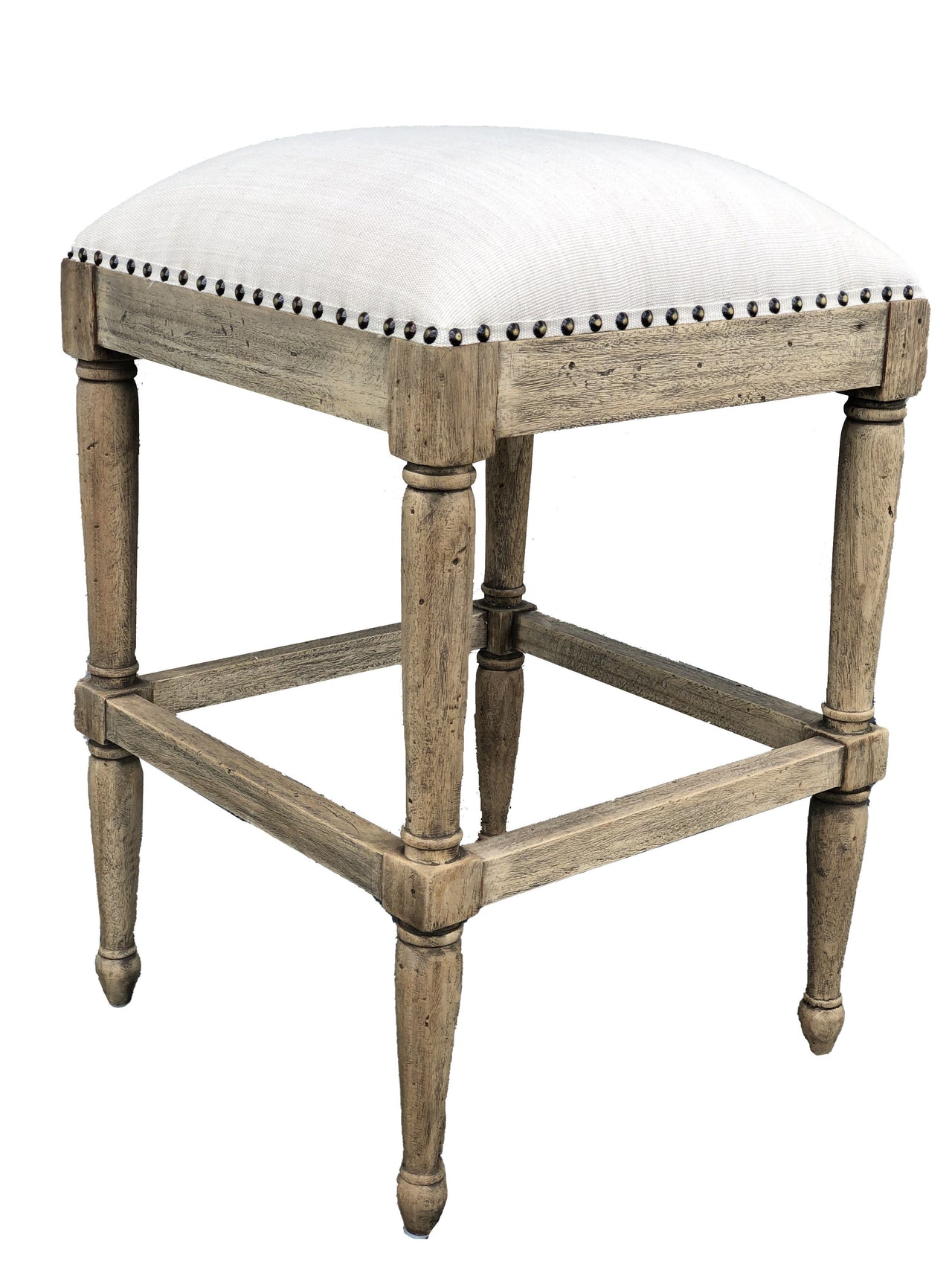 AFD Farmhouse Backless Counter Stool Stools AFD Natural, White 
