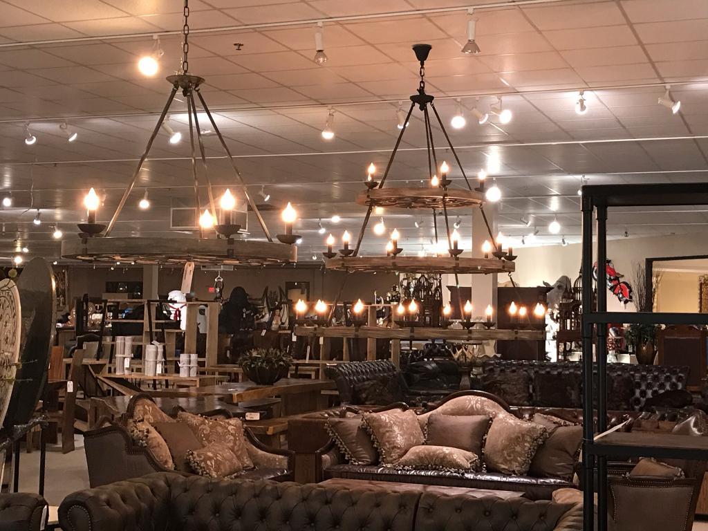 AFD Ridge Line 38" Chandelier Lighting AFD Rustic 