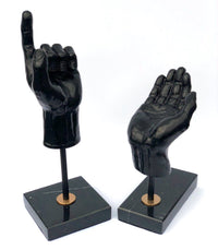 Thumbnail for AFD Set 2 Gluethem 2 Hands Meral Marble Décor AFD Black 