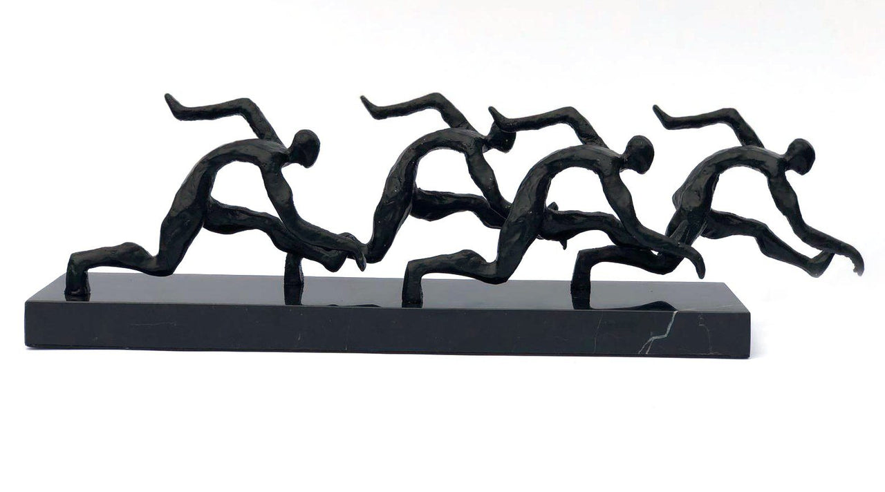 AFD Metal and Marble Running Decor Décor AFD Black 
