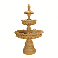 Thumbnail for Julia Three Tier Outdoor Cast Stone Garden Fountain Fountain Tuscan 